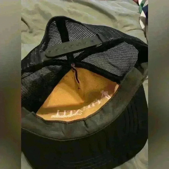 Vintage trucker style hat adjustable back black - Picture 4 of 4